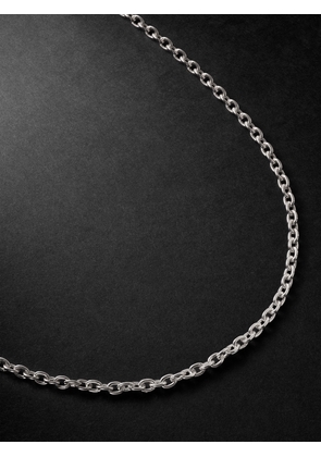 MAOR - Plaun Sterling Silver Chain Necklace - Men - Silver