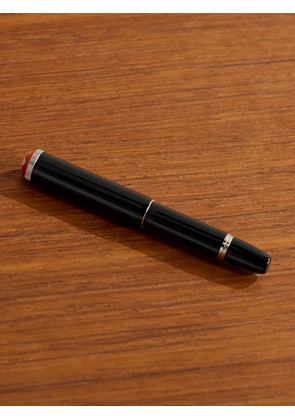 Montblanc - Heritage Baby Rouge et Noir Silver-Tone and Resin Fountain Pen - Men - Black