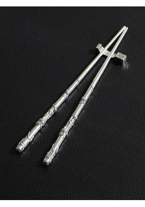 Enfants Riches Déprimés - Engraved Silver Chopsticks and Hashioki - Men - Silver