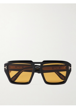 TOM FORD - Square-Frame Acetate Sunglasses - Men - Black