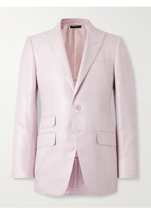 TOM FORD - O'Connor Silk-Twill Suit Jacket - Men - Pink - IT 48