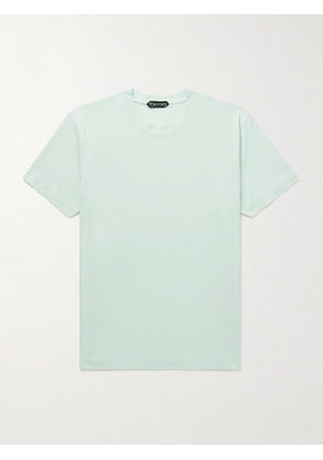 TOM FORD - Slim-Fit Lyocell and Cotton-Blend Jersey T-Shirt - Men - Green - IT 44