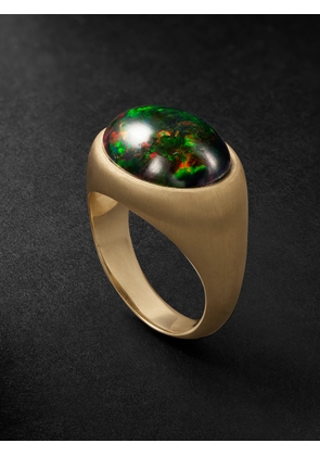 Jacquie Aiche - 14-Karat Gold Opal Ring - Men - Gold - 9