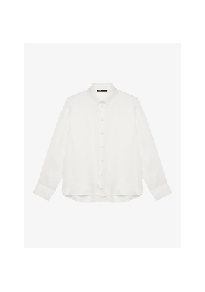 Womens Maje Cecily Silk Shirt