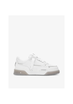 Mens Represent Studio Panelled Leather Mid-Top Trainers