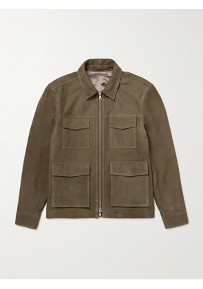 Mr P. - Suede Jacket - Men - Green - XS