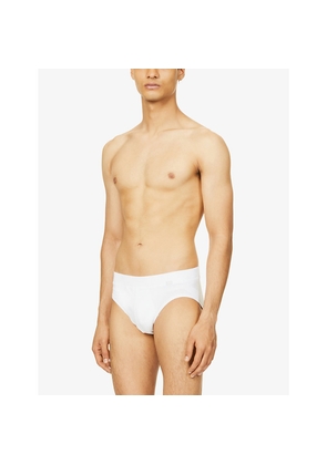 Mens Hanro Natural Function Stretch-Jersey Briefs