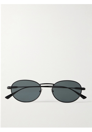 SAINT LAURENT - Round-Frame Metal Sunglasses - Men - Black