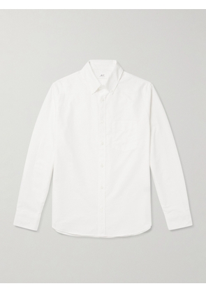 Mr P. - Button-Down Collar Organic Cotton Oxford Shirt - Men - White - XS