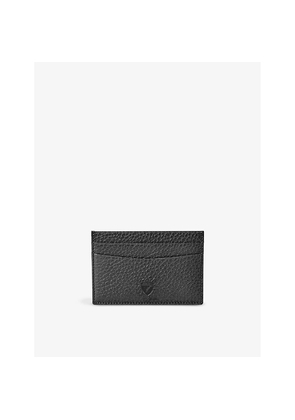 Womens Aspinal Of London Logo-Embellished Leather Card Holder