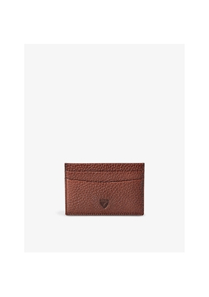 Mens Aspinal Of London Logo-Embellished Leather Card Holder