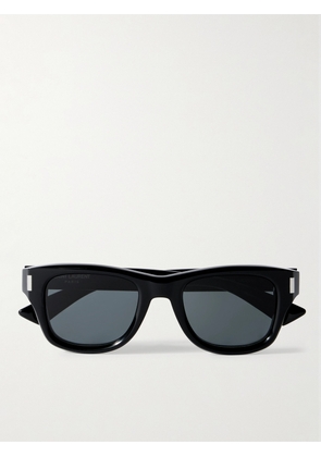 SAINT LAURENT - Square-Frame Acetate Sunglasses - Men - Black