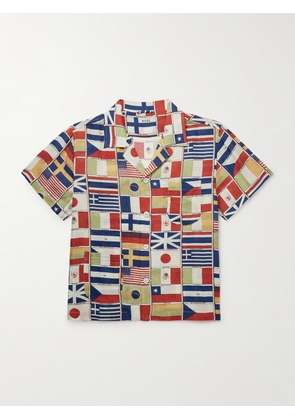 BODE - International Camp-Collar Printed Linen Shirt - Men - Multi - XS