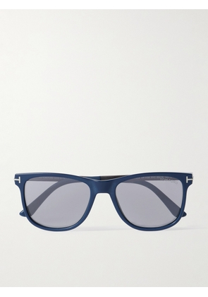 TOM FORD - Sinatra Square-Frame Acetate Sunglasses - Men - Blue