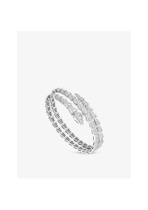 Bvlgari Serpenti Viper 18ct White-Gold and 5.89ct Brilliant-Cut Diamond Bracelet