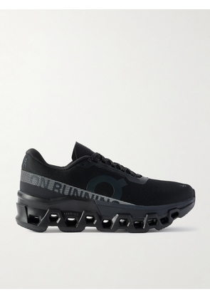 ON - Cloudmonster 2 Rubber-Trimmed Mesh Running Sneakers - Men - Black - US 7
