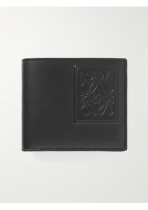 LOEWE - Logo-Embossed Leather Billfold Wallet - Men - Black