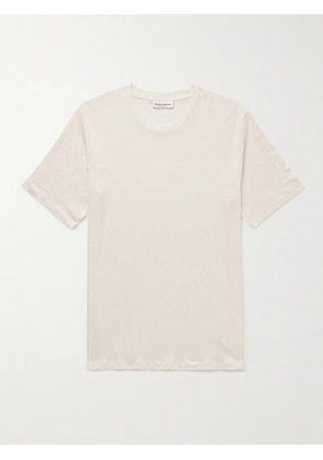 Orlebar Brown - OB Standard Linen-Blend Jersey T-Shirt - Men - Neutrals - S