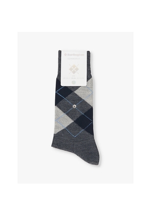 Mens Burlington Burl Edinburgh Cotton-Blend Socks
