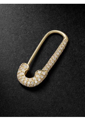 Anita Ko - Safety Pin 18-Karat Gold Diamond Single Earring - Men - Gold