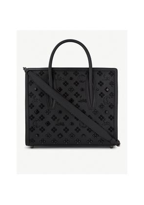 Womens Christian Louboutin Paloma S Medium Loubinthesky Leather Tote Bag