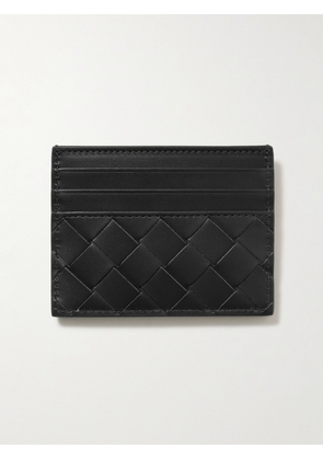 Bottega Veneta - Intrecciato Leather Cardholder - Men - Black
