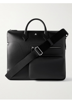 Montblanc - 24/7 Leather Briefcase - Men - Black