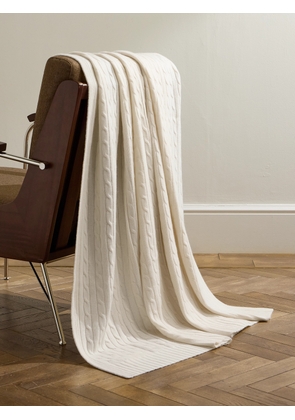 Ralph Lauren Home - Cable-Knit Cashmere Throw - Men - White