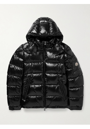Moncler - Maya Logo-Appliquéd Quilted Shell Hooded Down Jacket - Men - Black - 1