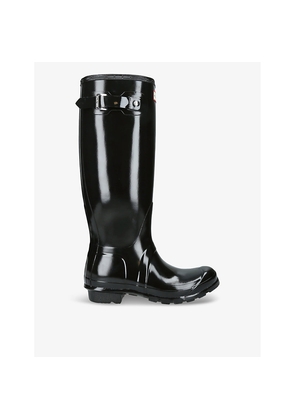 Womens Hunter Original Gloss Rubber Wellington Boots
