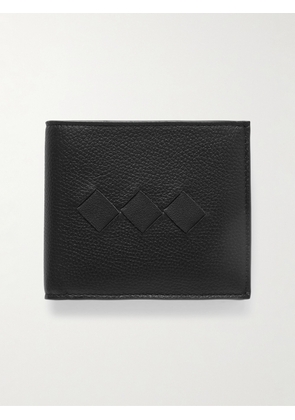 Bottega Veneta - Intrecciato Full-Grain Leather Bifold Wallet - Men - Black