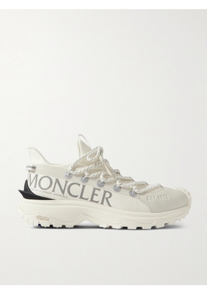 Moncler - Trailgrip Lite 2 Logo-Print Rubber-Trimmed Ripstop Sneakers - Men - White - EU 41