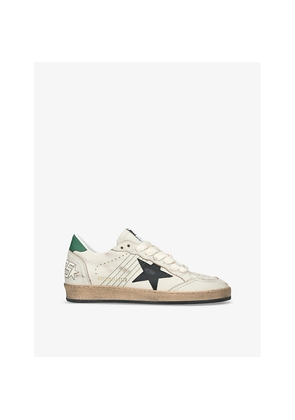 Mens Golden Goose Ballstar 10366 Leather Low-Top Trainers