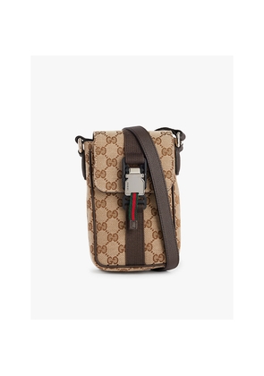Mens Gucci Gg Mini Canvas Messenger Bag