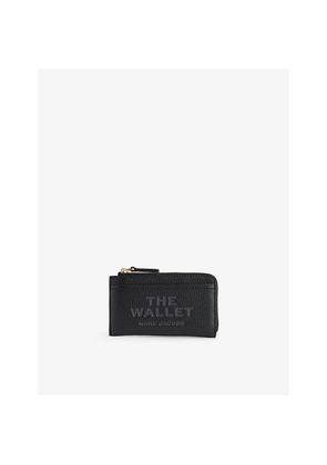 Womens Marc Jacobs Debossed-Branding Leather Card Holder