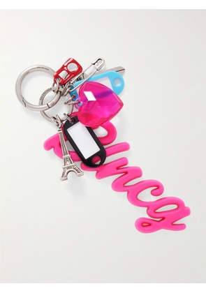 Balenciaga - Hourglass Big Souvenirs Keyring - Men - Pink