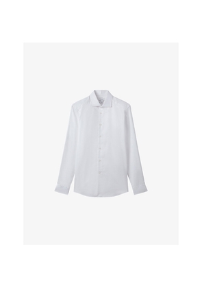 Mens Reiss Remote Slim-Fit Cotton Shirt