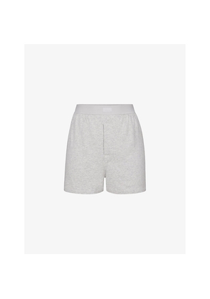 Womens Skims Boyfriend Loose Jersey Boxer Shorts