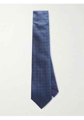 Charvet - 8cm Silk-Jacquard Tie - Men - Purple