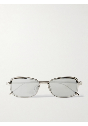 LOEWE - Square-Frame Silver-Tone Sunglasses - Men - Silver