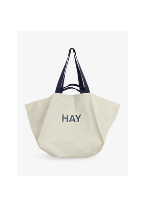 Hay Weekend Logo-Print Cotton Tote Bag