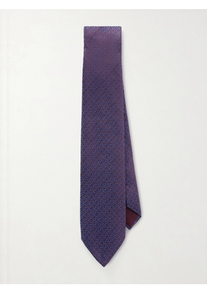Charvet - 8.5cm Silk-Jacquard Tie - Men - Blue