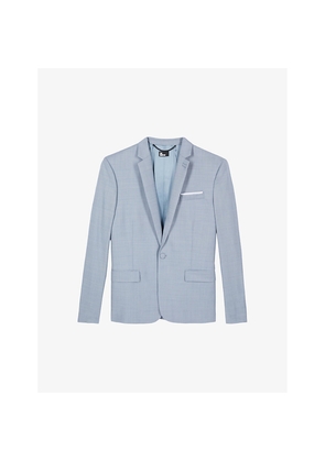 Mens The Kooples Single-Breasted Notch-Lapel Wool Blazer