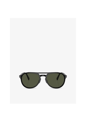 Persol Po3235S Pilot-Frame Acetate Sunglasses