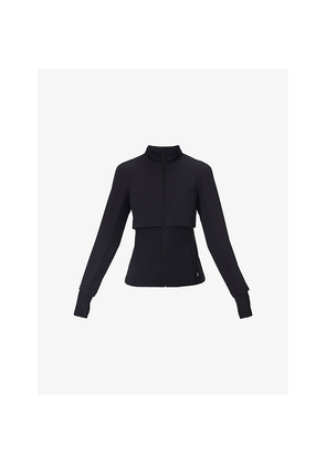 Womens Sweaty Betty Pro Run Water-Resistant Stretch-Woven Jacket