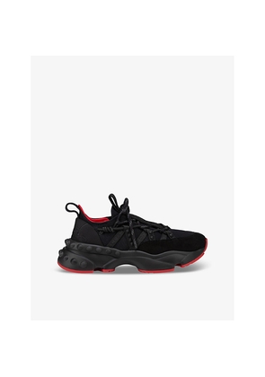 Womens Christian Louboutin Trailnrun Donna Leather Running Sneakers