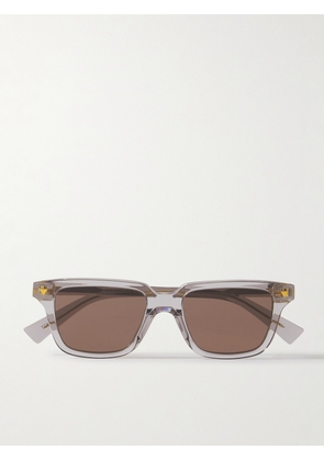 Bottega Veneta - Square-Frame Recycled-Acetate Sunglasses - Men - Gray