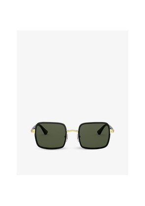 Mens Persol Po2475S Square-Framed Metal Sunglasses