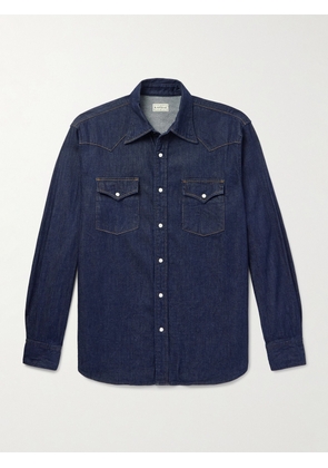 KAPITAL - Husky Denim Western Shirt - Men - Blue - 1