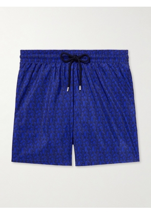 Vilebrequin - Mahina Straight-Leg Mid-Length Printed Recycled Swim Shorts - Men - Blue - S